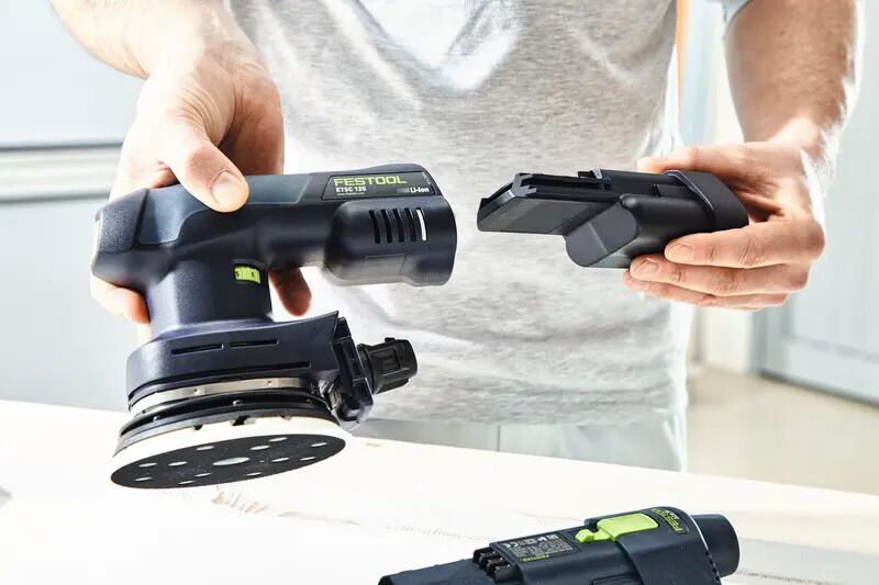 Festool ETSC 125-Basic Akku-Exzenterschleifer ohne Akku | schwarz/blau, image 5 of 5