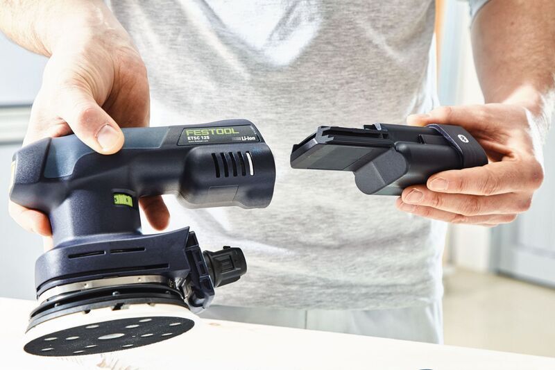 Festool ETSC 125 Li 3,1 I-Set Cordless eccentric sander | black 4