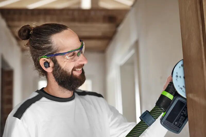 Festool ETSC 2 150-Basic Akku-Exzenterschleifer ohne Akku | schwarz/blau, image 2 of 5