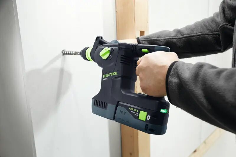 Festool KHC 18 EB-Basic Batteridriven kombihammare utan batteri | svart/blå, image 2 of 5