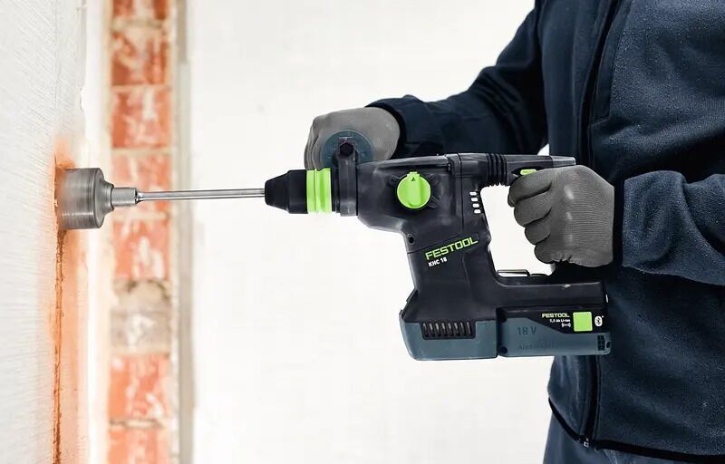 Festool KHC 18 EB-Basic Batteridriven kombihammare utan batteri | svart/blå, image 4 of 5