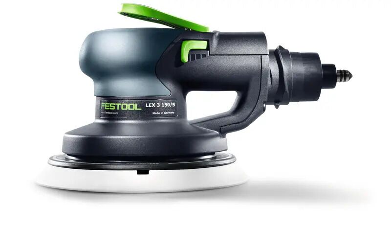 Festool LEX 3 150/5 Tryckluftsdriven excenterslip | svart/blå, image 3 of 5