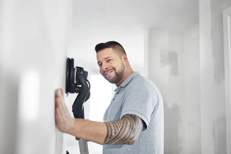 Festool LHS 2-M 225 EQ Planex långhalsslipmaskin | svart/vit, image 2 of 5