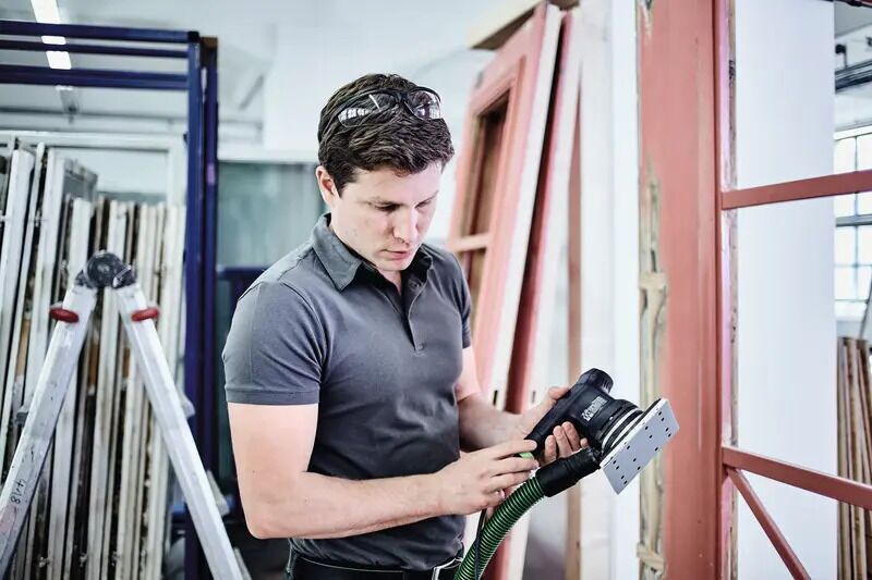 Festool RTS 400 REQ-Plus orbital sander | black/blue, image 3 of 5
