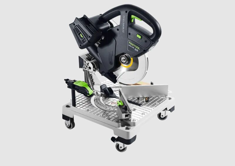 Festool SYMC 70 EB-Basic SYMMETRIC Akku-Leistensäge ohne Akku | schwarz/blau, image 1 of 5