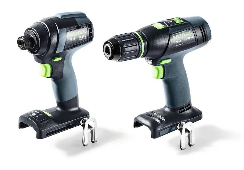 Festool TID 18 Basic-set T18 batteridrivna skruvdragare- och borrset utan batteri | blå/svart, image 1 of 5