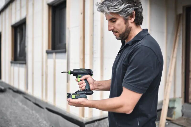 Festool TID 18 Basic-set T18 batteridrivna skruvdragare- och borrset utan batteri | blå/svart, image 5 of 5