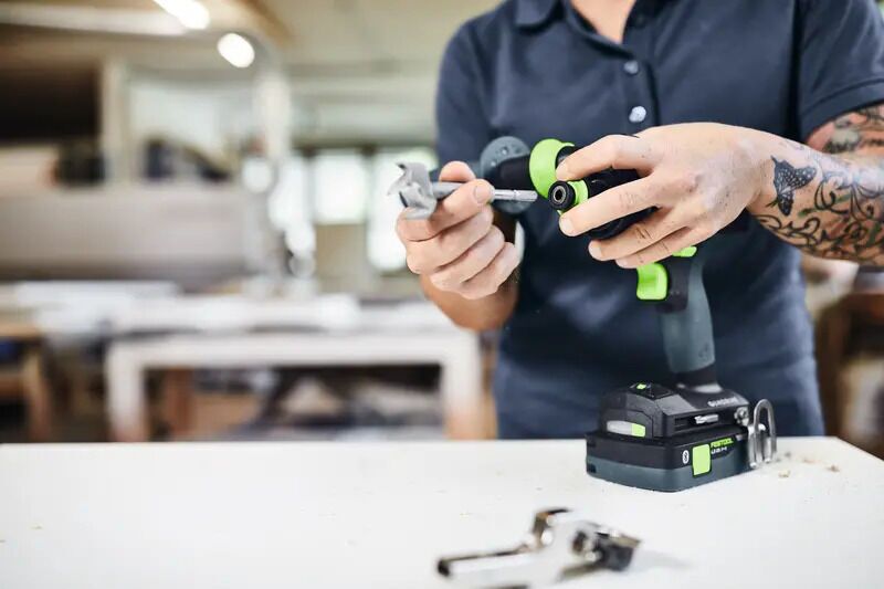 Festool TPC 18/4 I-Basic Quadrive Batteridriven slagborrskruvdragare utan batteri | blå/svart, image 2 of 5