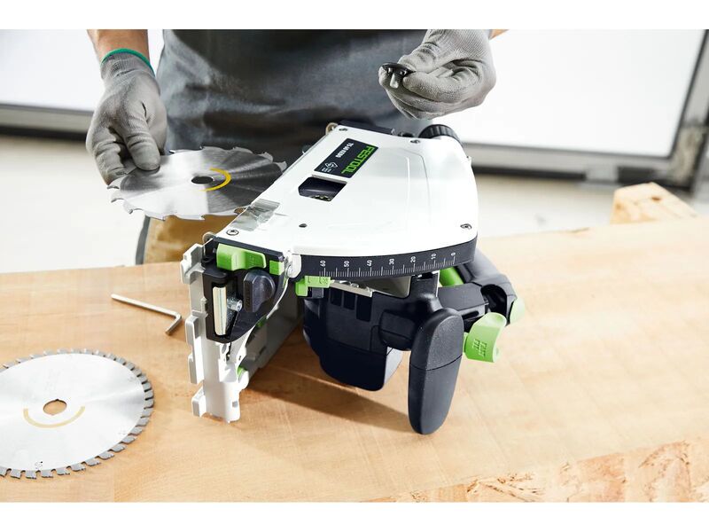 Festool TS 60 KEBQ-Plus Tauchsäge | weiß 3
