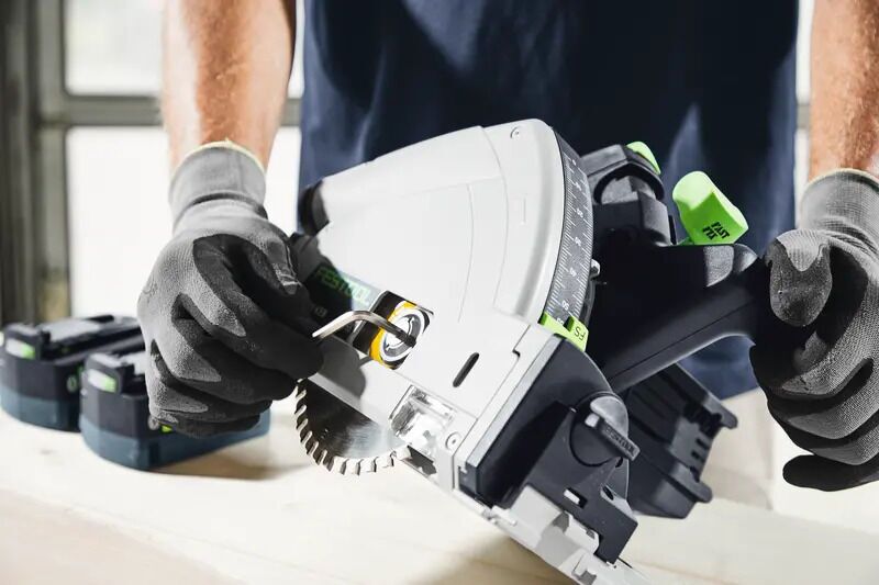 Festool TSC 55 KEB-Basic Batteridriven sänksåg utan batteri | blå/svart, image 4 of 5