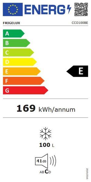 FrigeluX CCO100BE frysbox | vit, image 2 of 2