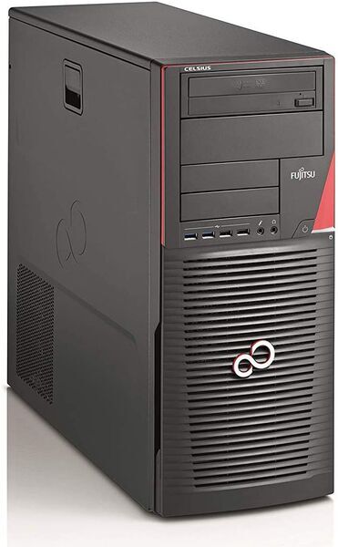 Fujitsu Celsius M730 Workstation | Xeon E5 | E5-1620 v2 | 16 GB | 500 GB HDD | DVD-RW | K4000 | Win 10 Home