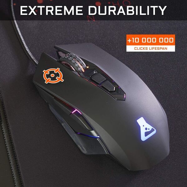 The G-Lab Kult Radium Gaming Mouse | noir 2
