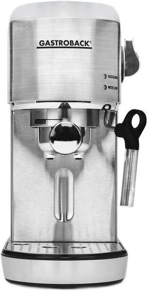 Gastroback Espresso Piccolo Siebträger Kaffeemaschine | silber 2