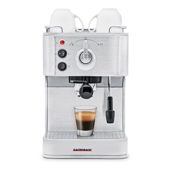 Gastroback Design Espresso Plus Ekspres do kawy z sitkiem | srebrny
