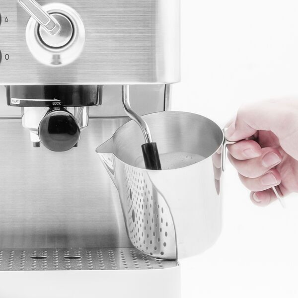 Gastroback Design Espresso Plus Siebträger Kaffeemaschine | silber 2