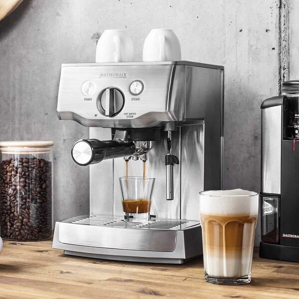 Gastroback Design Espresso Pro Siholder kaffemaskine | sølv 2