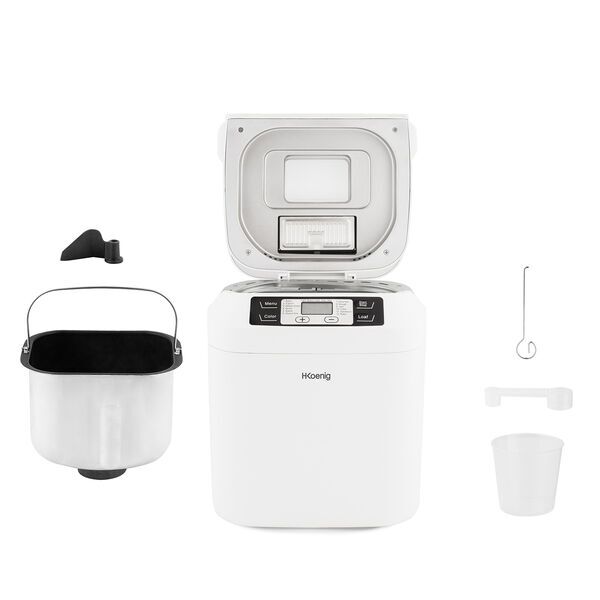 H.Koenig BAKE340 Breadmaker | white/black 3