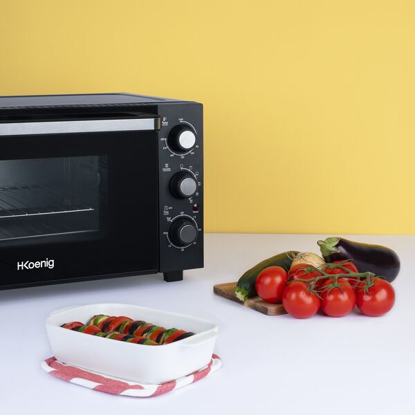 H.Koenig FO30 Mini oven | black/silver 5