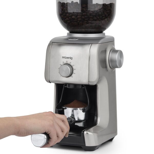 H.Koenig GRD830 Kaffeemühle | silber/schwarz 1