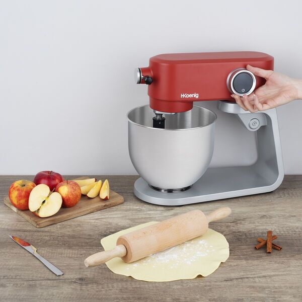 H.Koenig KM124 Robot kuchenny | srebrny/czerwony 5
