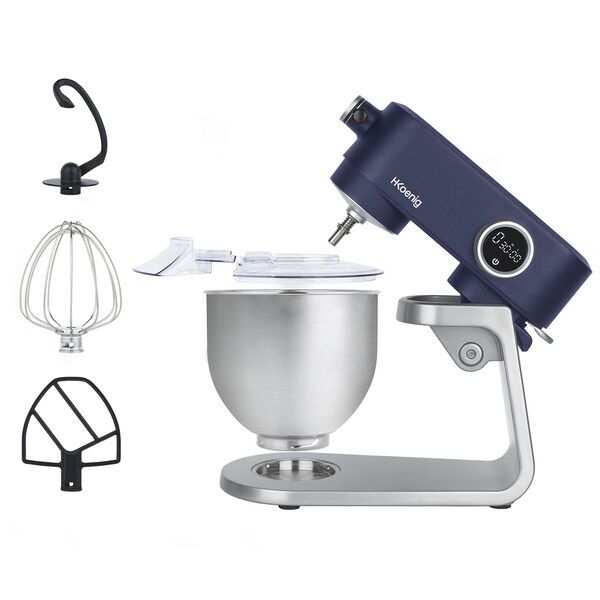 H.Koenig KM126 Food processor | silver/blue 4