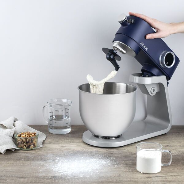 H.Koenig KM126 Food processor | silver/blue 5