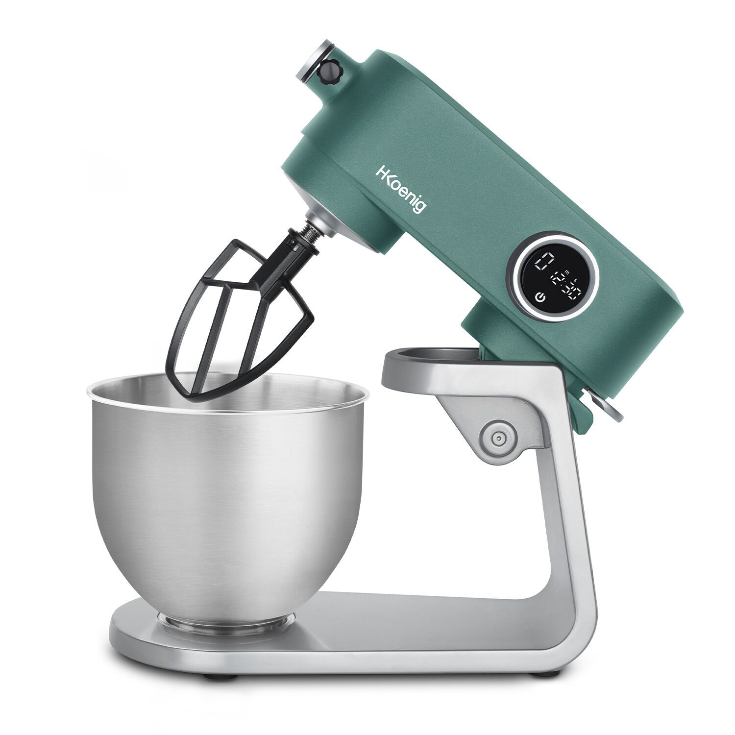 H. Koenig KM128 Küchenmaschine silber/grün