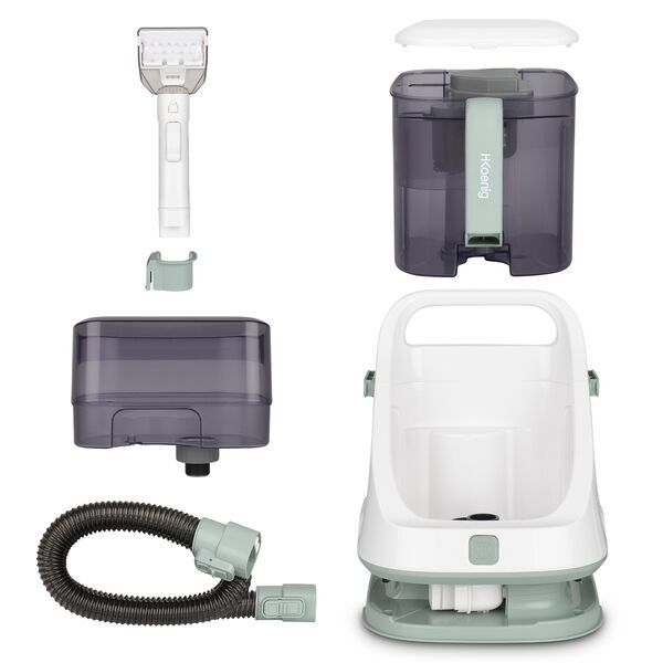 H.Koenig TWT77 Hand Steam Cleaner | white/green 4