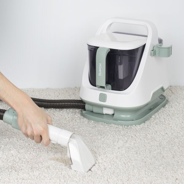 H.Koenig TWT77 Hand Steam Cleaner | white/green 5