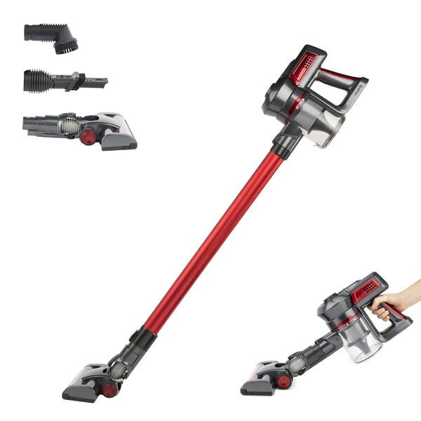 H.Koenig UP600 Battery hand vacuum cleaner | grey/red 4