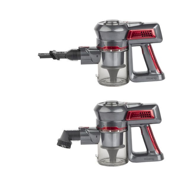 H.Koenig UP600 Battery hand vacuum cleaner | grey/red 5