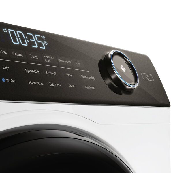 Haier HD90-A3TEAM5 Heat pump dryer 9 kg | white/black, image 2 of 5