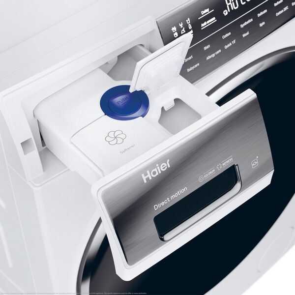 Haier HWD100-BD14979U1 Waschtrockner 10 kg/6 kg | weiß/schwarz, image 3 of 5