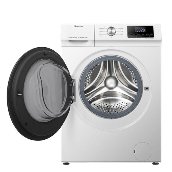 Hisense WFQA1214EVJM Front-Loading Washing Machine 12 kg | white/black, image 3 of 5