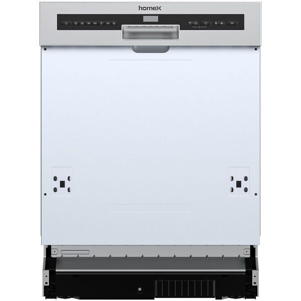 homeX DWSI601444C Einbaugeschirrspüler | silver 1