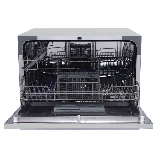 homeX GST6AE-S Tischgeschirrspüler | silber 2