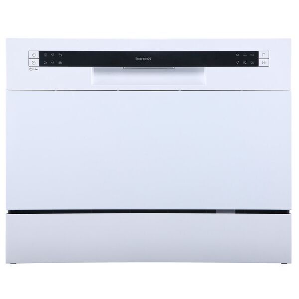 homeX GST6AE-W Tischgeschirrspüler | weiß 1
