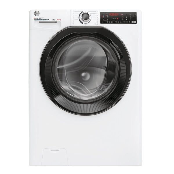 Hoover H3WPS6106TAMB-S Frontmatad tvättmaskin 10 kg | vit/svart, image 1 of 5