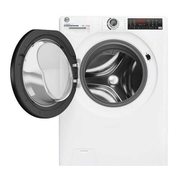 Hoover H3WPS6106TAMB-S Frontmatad tvättmaskin 10 kg | vit/svart, image 2 of 5