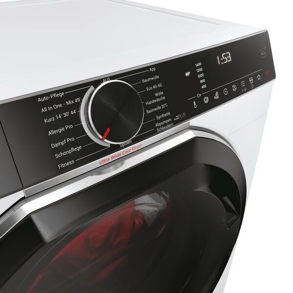 Hoover H7W 4105MBC-84 Frontmatad tvättmaskin 10.5 kg | vit/svart, image 4 of 5