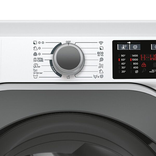 Hoover HD 495AMBS/1-S Tvättmaskin/torktumlare 9 kg/5 kg | vit/svart, image 4 of 5