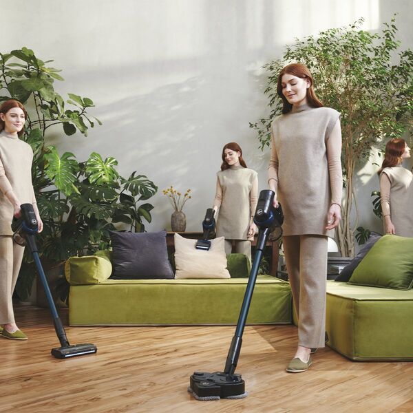 Hoover HF410YP3 011 Battery hand vacuum cleaner | black/blue 4