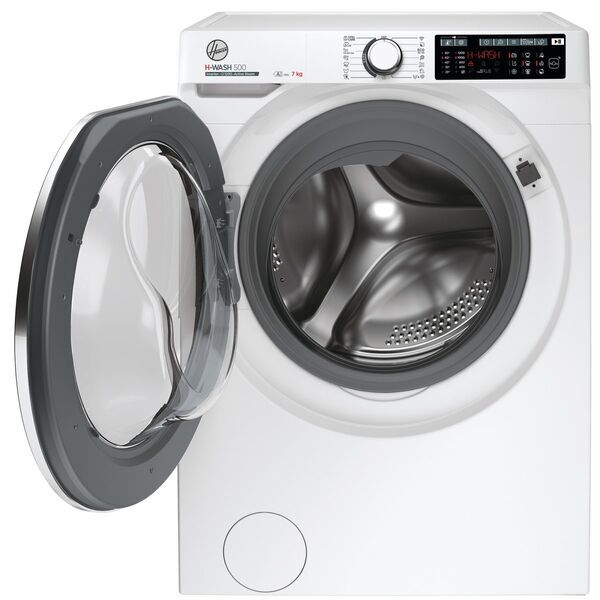 Hoover HW427AMC7/1S Front-loading washing machine 7 kg | white/black, image 2 of 5