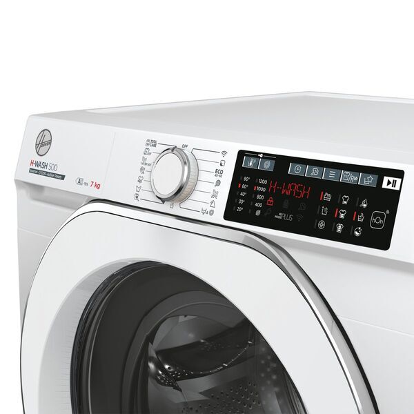 Hoover HW427AMC7/1S Front-loading washing machine 7 kg | white/black, image 3 of 5