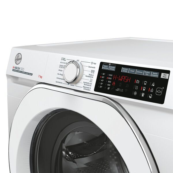 Hoover HWQ4 47AMC/1-84 Frontmatad tvättmaskin 7 kg | vit, image 4 of 5