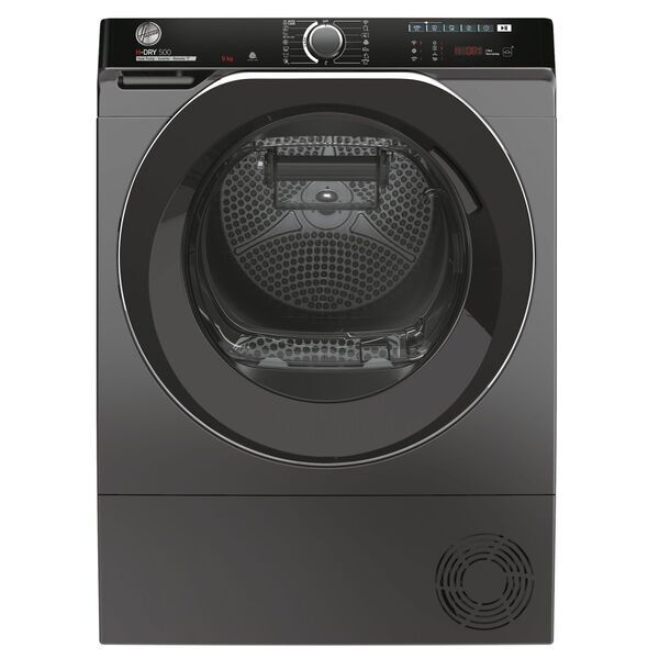 Hoover NDPEH9A3TCBERXSS Heat pump dryer 9 kg | black, image 1 of 5