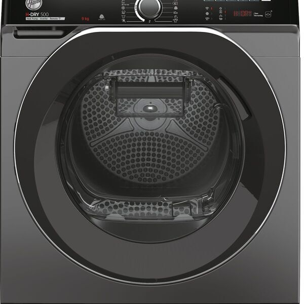 Hoover NDPEH9A3TCBERXSS Heat pump dryer 9 kg | black, image 3 of 5