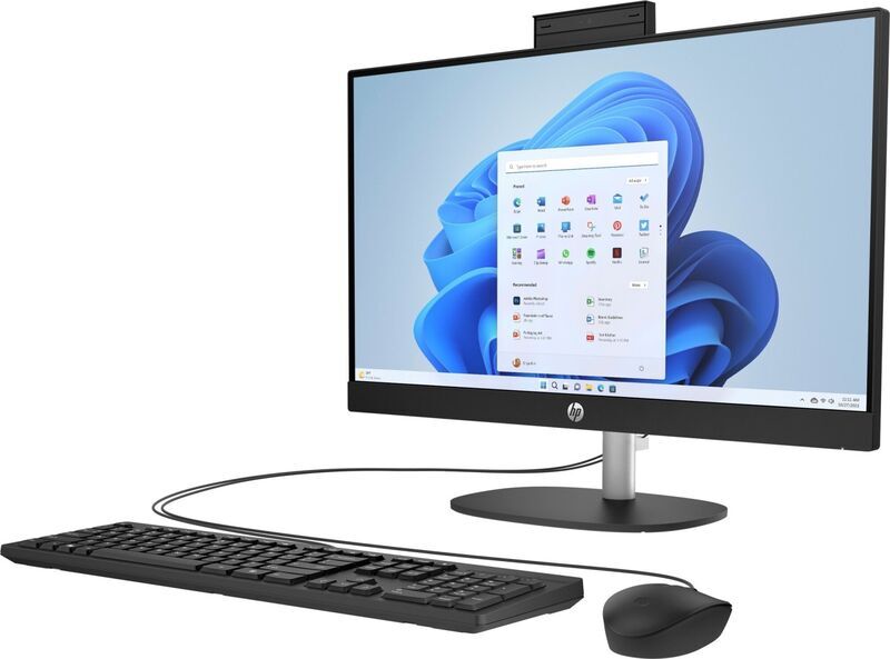 HP 24-cr1007nb All-in-One | 23.8" | Core Ultra 5 125U | 16 GB | 512 GB SSD | Win 11 Pro | BE 3