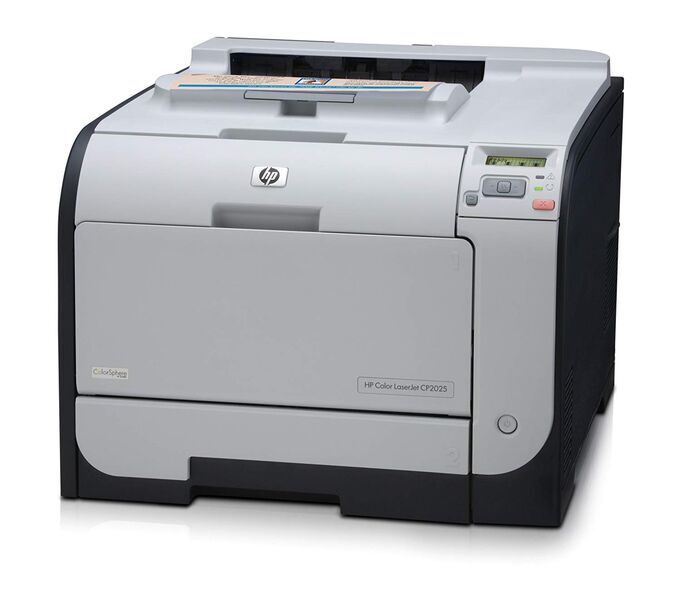 HP Color Laserjet CP2025N Farblaserdrucker | grau